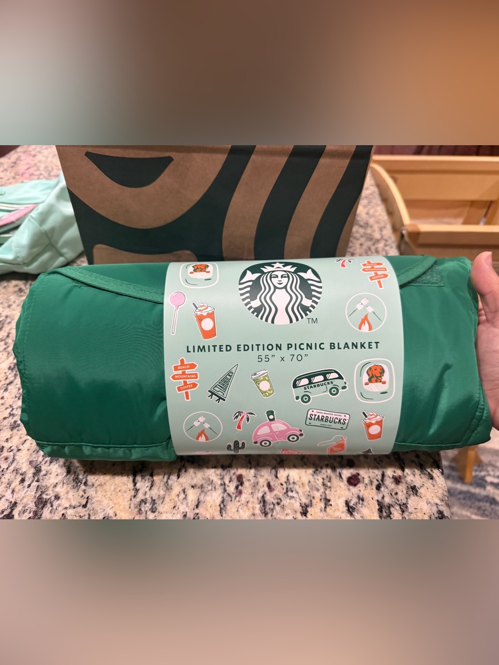 Starbucks Limited Edition Picnic Blanket